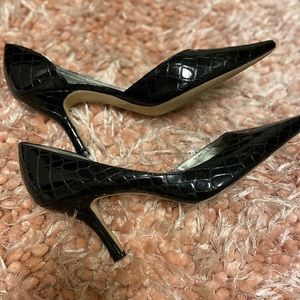 Anne Klein Leather D’Orsay Pump